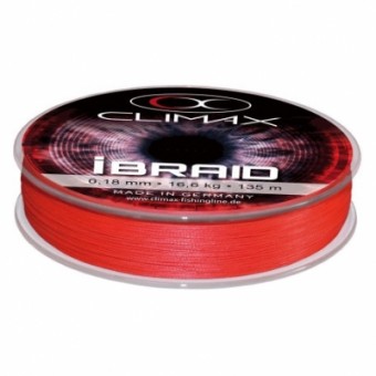 Шнур Climax iBraid 8 275m (Fluo-Red) Шнур Climax iBraid 8 275m (Fluo-Red)