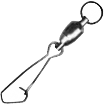 Вертлюг Kosadaka подшипник с карабином "Hooked snap" (упаковка)