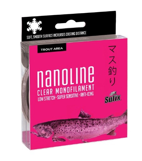 Леска Sufix Nanoline Trout прозрачная 150 м Леска Sufix Nanoline Trout прозрачная 150 м
